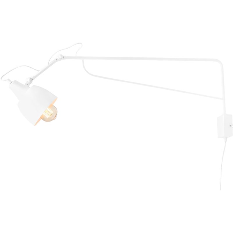 Aldex Soho v&auml;gglampa, 90 cm, vit