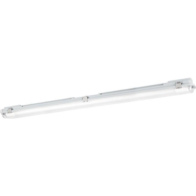 EGLO ECO TUBE-E ARMATUR L1285 1X18W IP65 GRÅ/TRANSP.