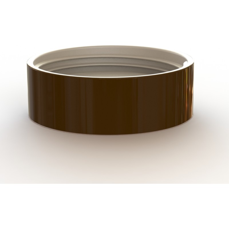 Ifö Electric lampebase, 123,5 mm, brun
