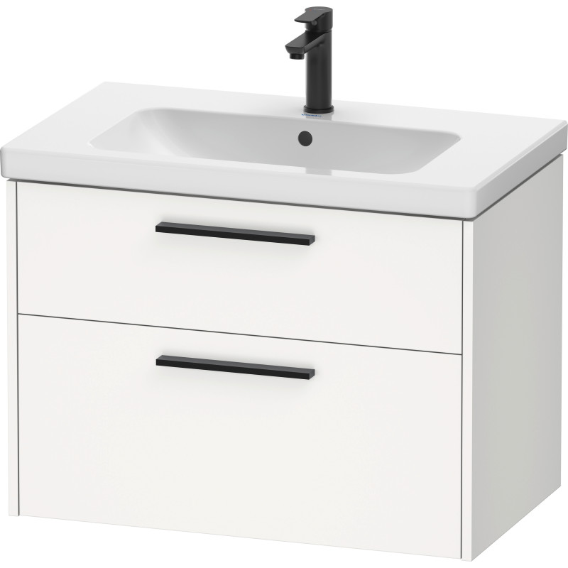 Duravit D-Code møbelpakke, 80x48 cm, mat hvid