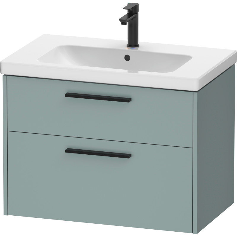 Duravit D-Code møbelpakke, 80x48 cm, mat grøn