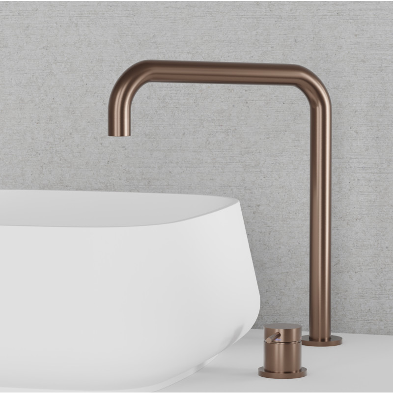 Scandtap Harmonized K2 Square køkkenarmatur, børstet kobber