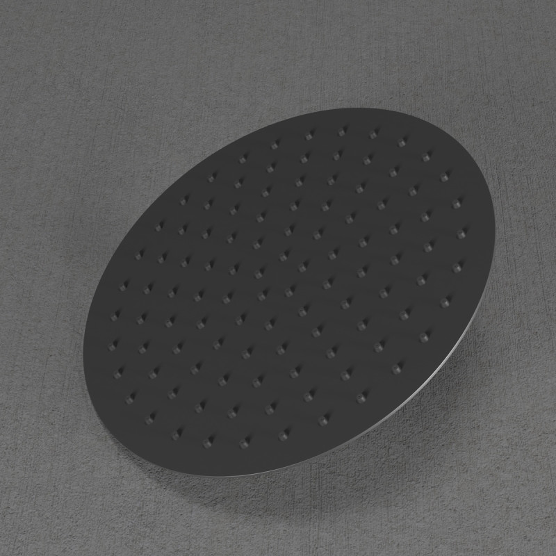 Scandtap Pleasure brusehoved, Ø25 cm, mat antracit