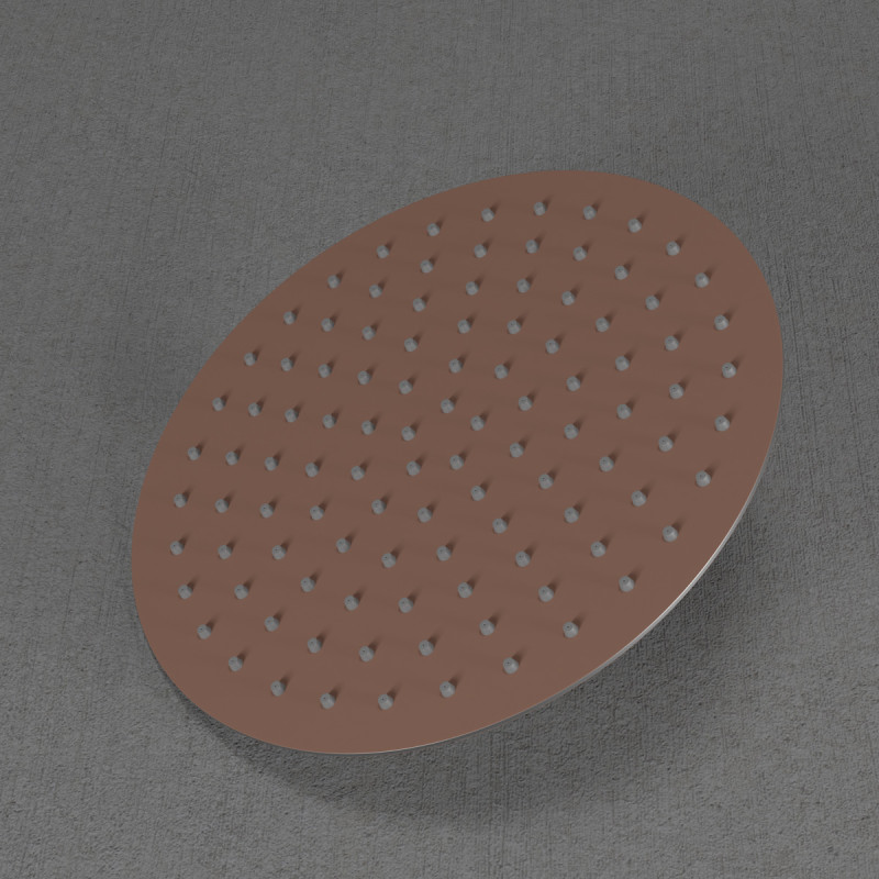 Scandtap Pleasure brusehoved, Ø25 cm, mat brun