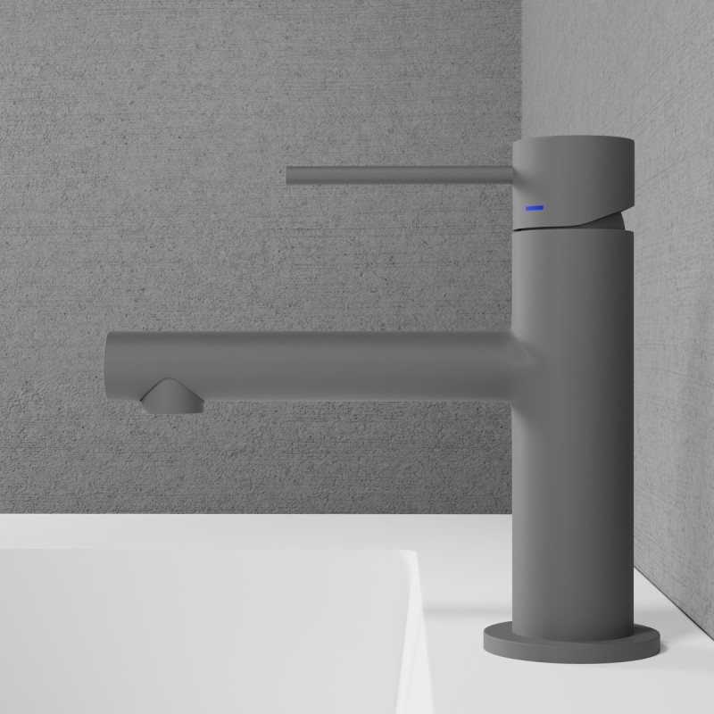 Scandtap Vertex håndvaskarmatur, mat grå