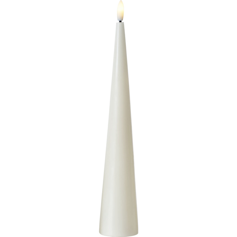 Sirius - Sille Kegle, Ø4,8xH26 cm Hvid