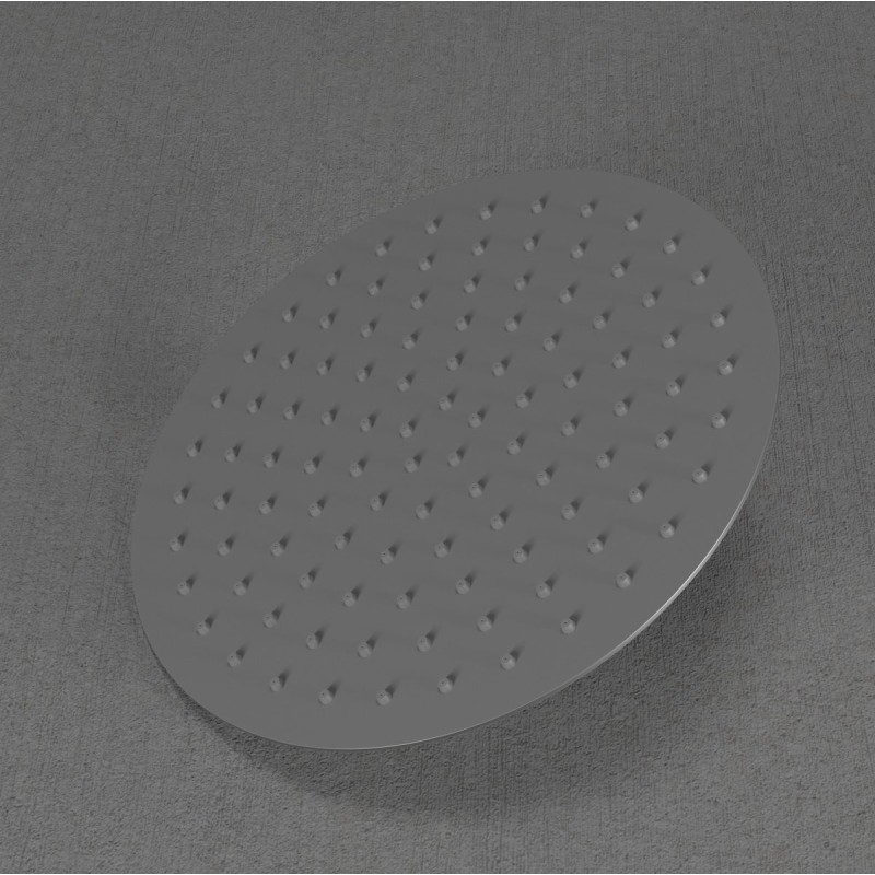 Scandtap Pleasure brusehoved, Ø25 cm, mat grå