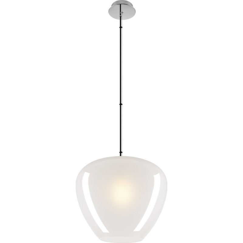 SLV Pantilo Convex pendellampa, krom/vit, &Oslash;40 cm