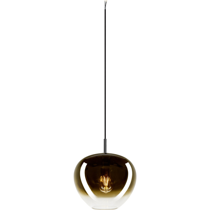 SLV Pantilo Convex pendellampa, krom/guld, &Oslash;29 cm