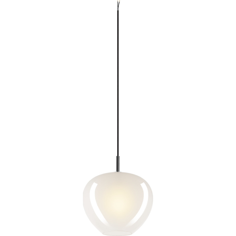 SLV Pantilo Convex pendellampa, krom/vit, &Oslash;29 cm