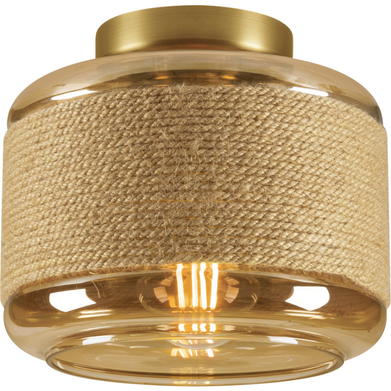 SLV Pantilo Rope loftlampe, guld, Ø19 cm