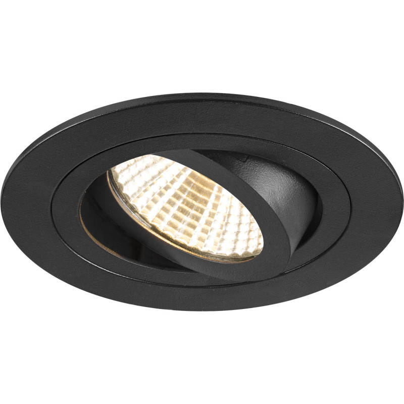 NYHET TRIA 75 Downlight svart 8,3W 750lm 3000K CRI90 38&deg; IP20