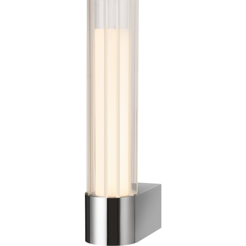 Lygant enkelt LED-væglampe, krom, IP44, aluminium - SLV Lygant single - Badeværelse - Moderne - Med én lyskilde