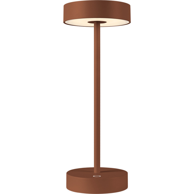 SLV Vinolina uppladdningsbar bordslampa, rustf&auml;rgad