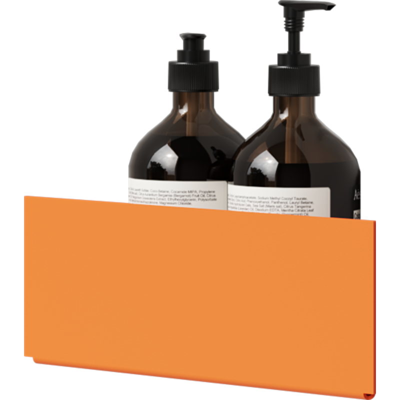 Nichba Bath Shelf duschhylla i hörn, orange