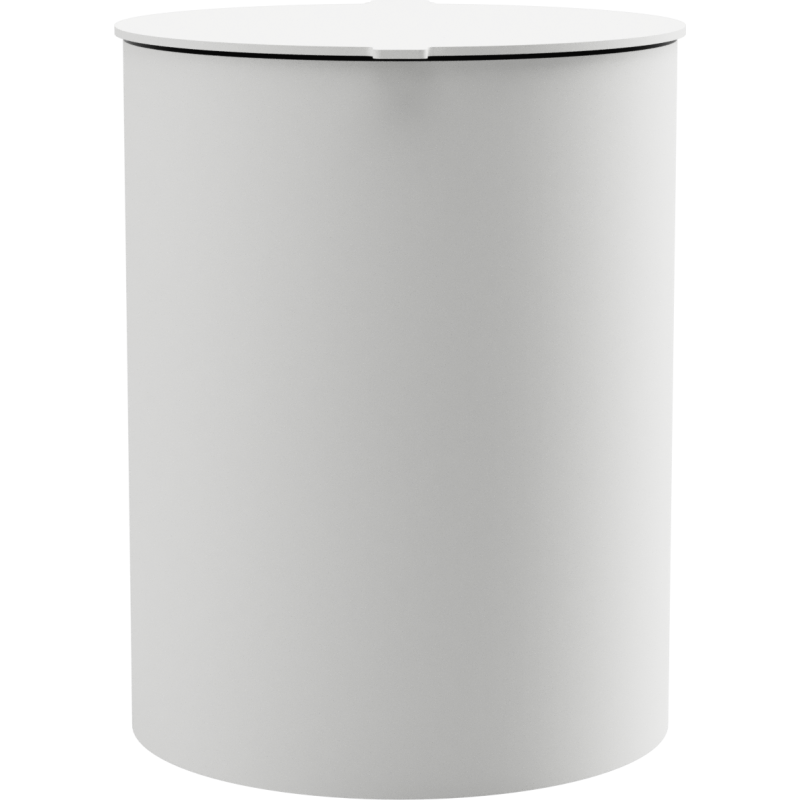 Nichba Toilet Bin toiletspand, 6 liter, hvid