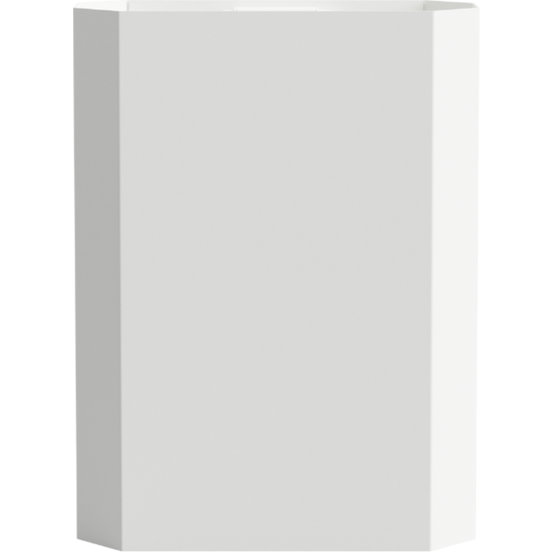 Nichba Paper Bin toiletspand, 12 liter, hvid