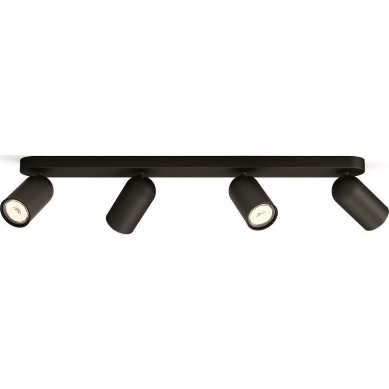 Philips myLiving Pongee spotlampe, sort