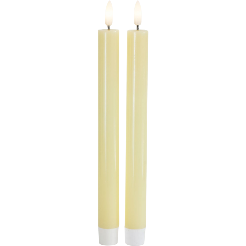 Sirius Sille LED kronelys, batteri, gul