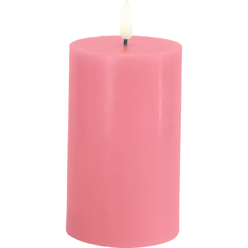Sirius - Sille Bloklys, Ø7,5xH12,5 cm, Old Rose