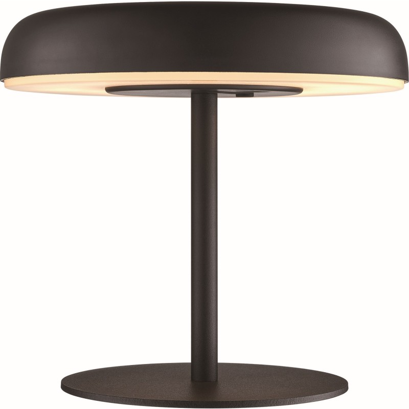 Nordlux Elmer uppladdningsbar & solcells bordslampa, svart
