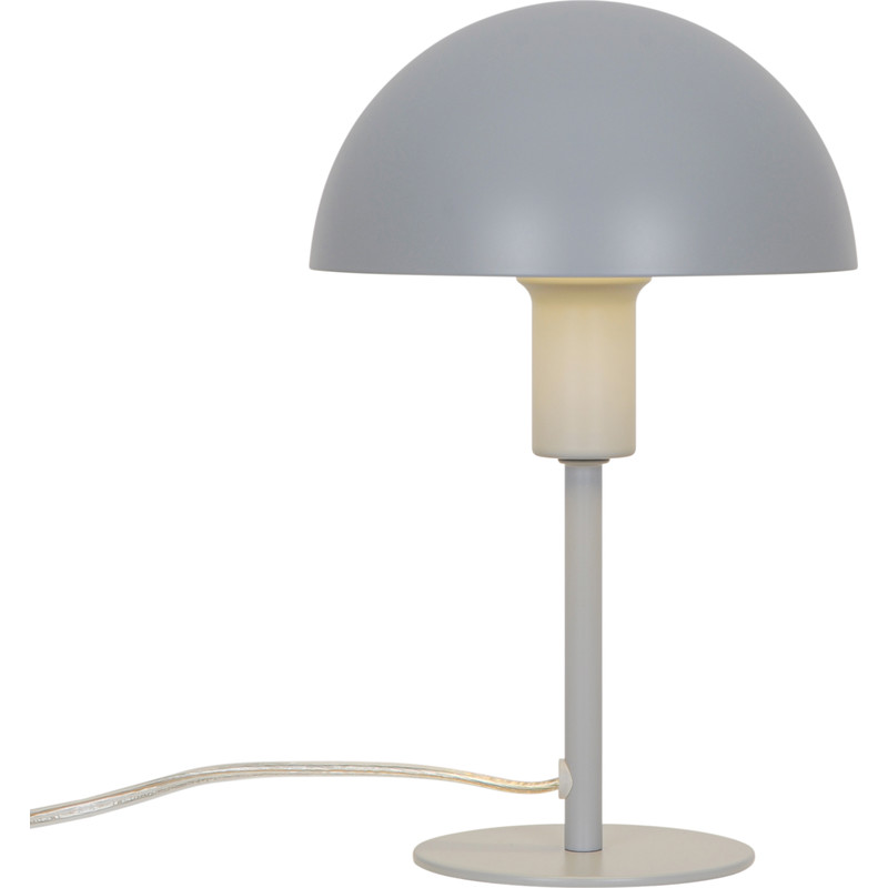 Ellen Mini bordlampe Grå - Nordlux - Stue - Skandinavisk - Metal - Med skærm