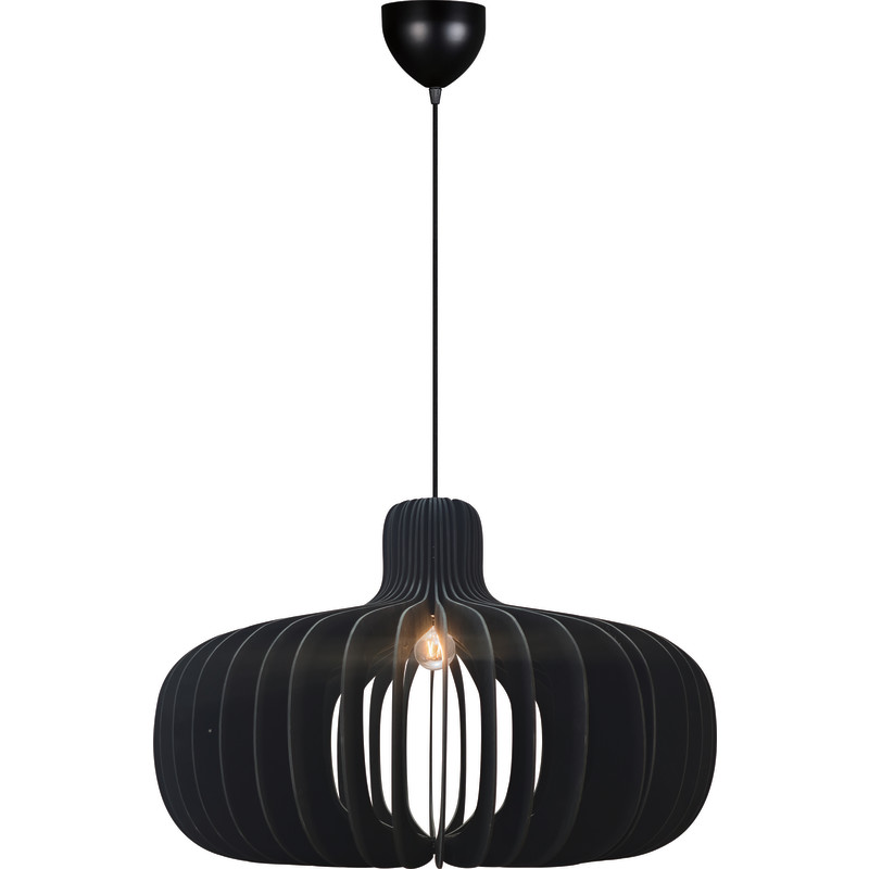 Nordlux Hazo pendel, 65 cm, sort