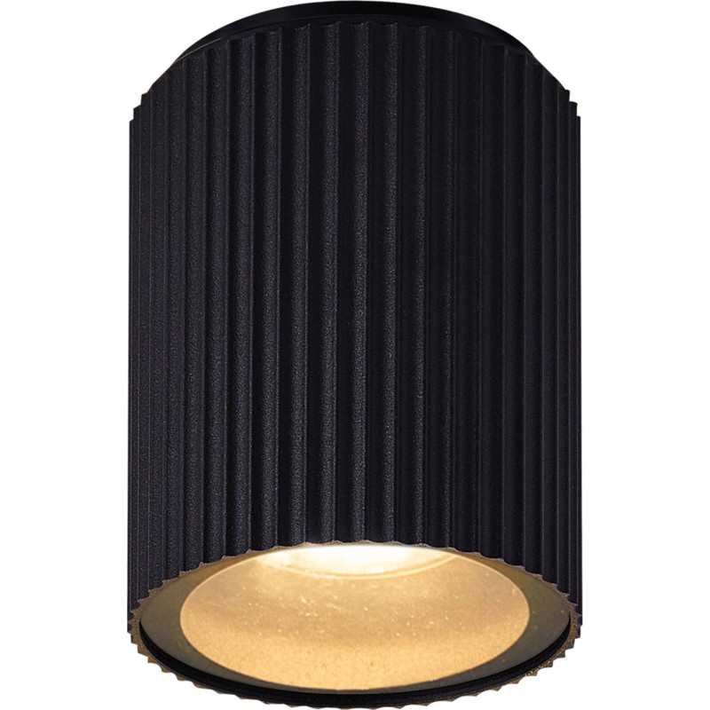 Kyklop Ripple udendørs loftlampe, sort – Nordlux - Terrasse - Moderne - Aluminium - Med én lyskilde