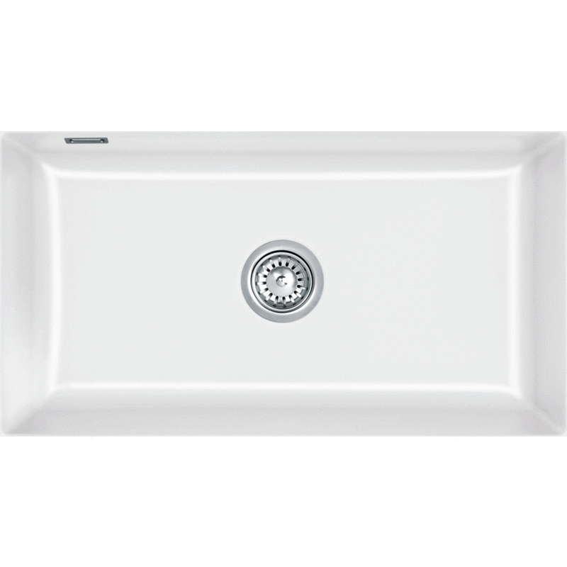 Lavabo Mera 80U køkkenvask, 77,6x44,1 cm, hvid