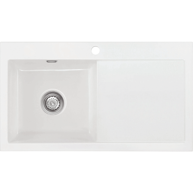 Lavabo Mera 90 diskb&auml;nk, 90x51 cm, vit