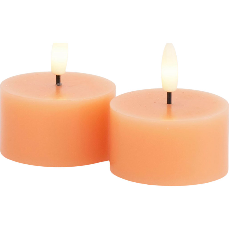 Sirius Sille LED fyrfadslys, batteri, orange
