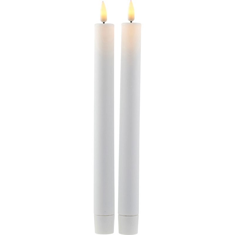 Sirius Sille LED kronelys, batteri, hvid
