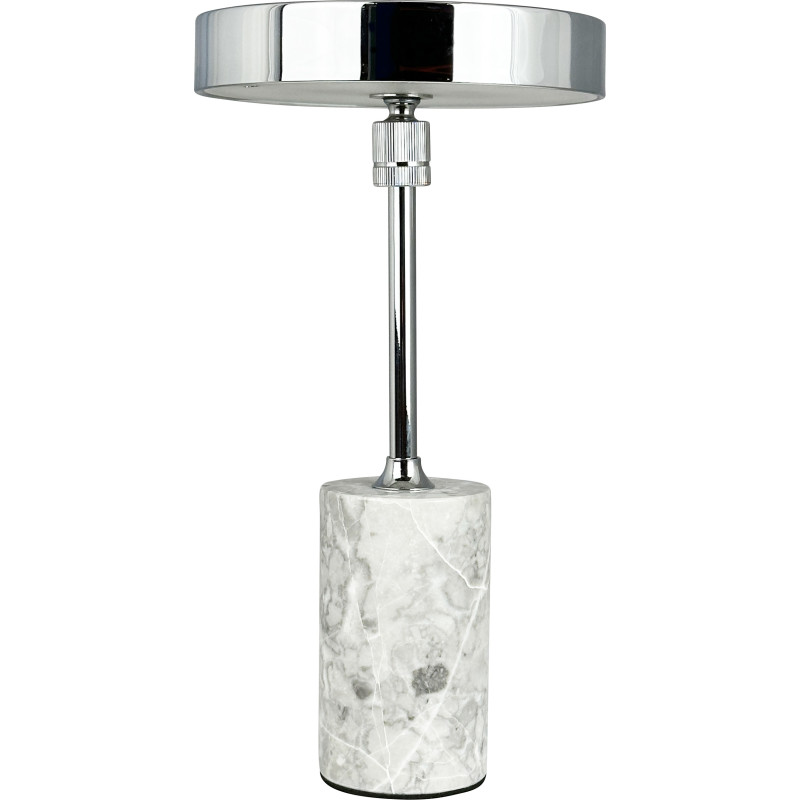 Dyberg Larsen Starlight uppladdningsbar bordslampa, gr&aring; marmor