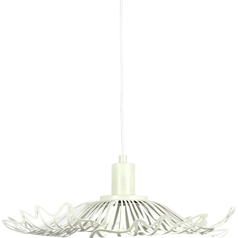 Dyberg Larsen Flora pendellampa, vit, &Oslash;40 cm