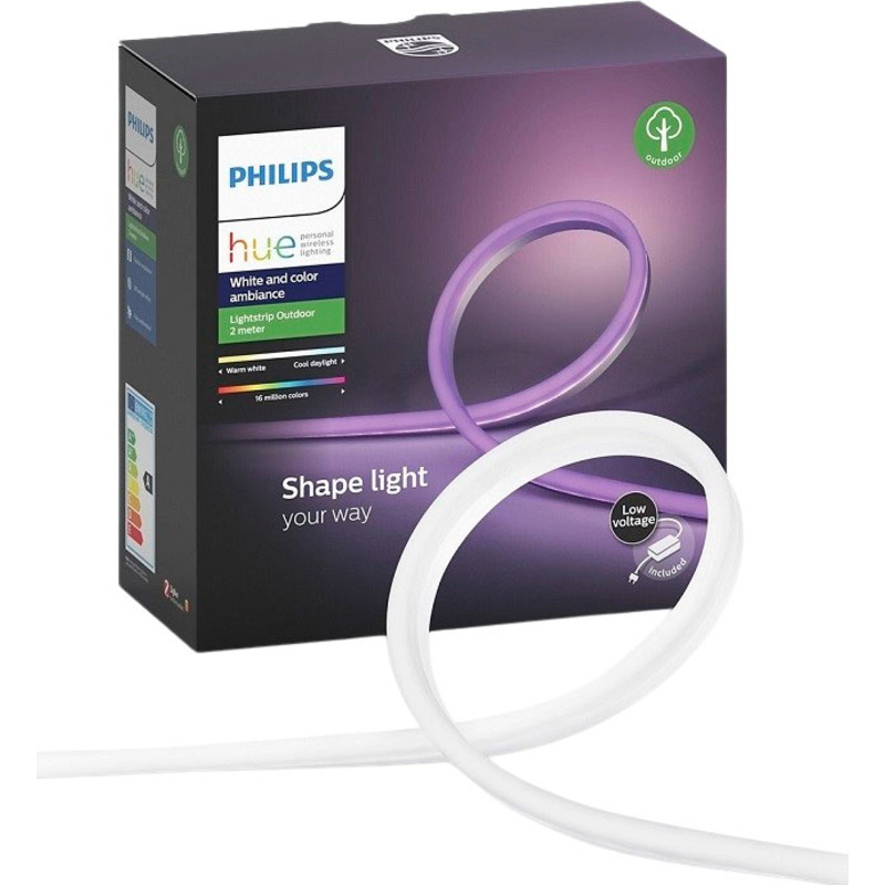 Philips Hue White and Color Ambiance Lysrem 19W A 2000-6500K 16 millioner farver