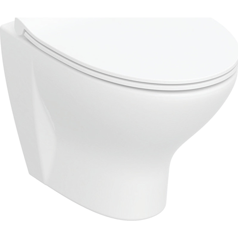 If&ouml; Spira Style v&auml;ggh&auml;ngdtoalett, utan spolkant, reng&ouml;ringsv&auml;nlig, vit