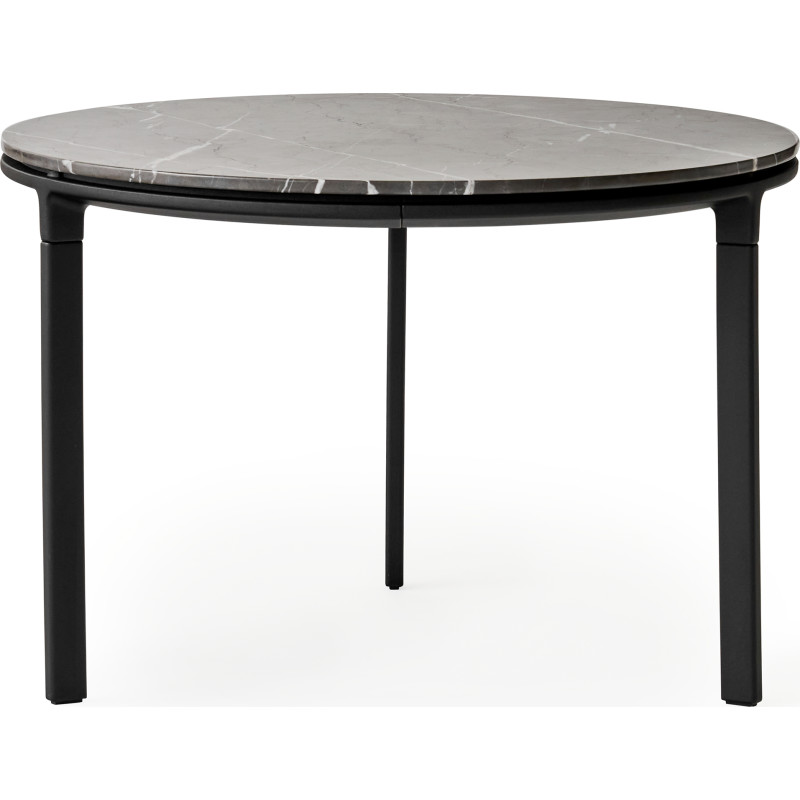 Vipp 423 Coffee table, Ø60 cm, grå marmor