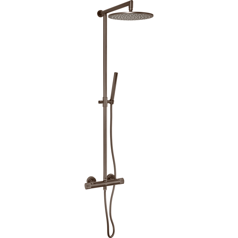 Cassøe T8 brusesæt, mat bronze