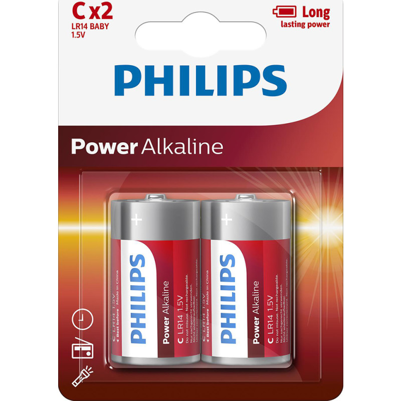 Philips Power C batterier, 2 stk.