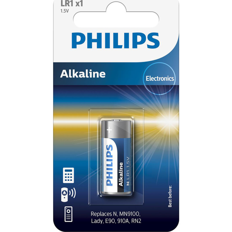 Philips Tech Alkaline LR1 batteri