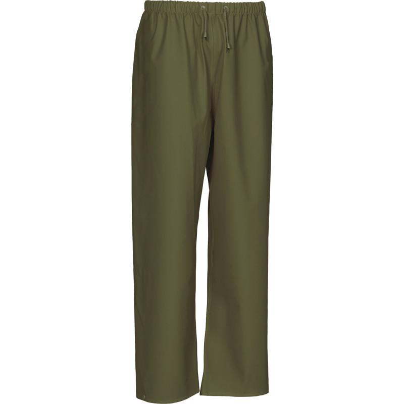 Elka Outdoor regnbukser PU/PVC, olivengrøn, str. XS