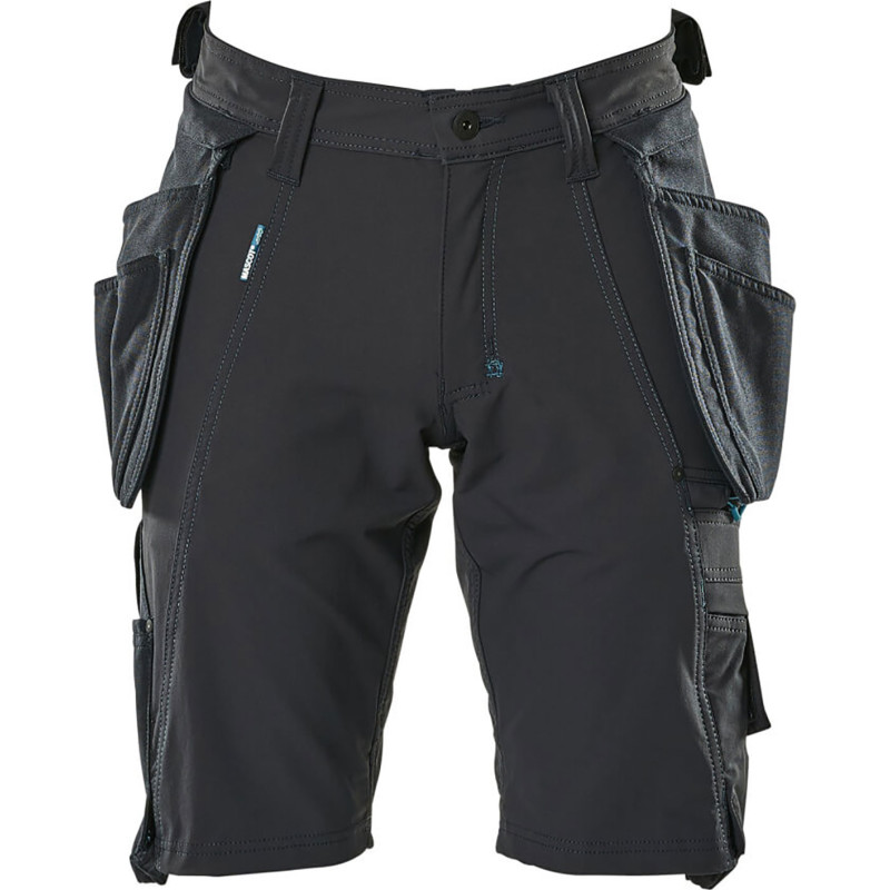 Mascot Advanced Shorts, aftagelige hængelommer, Stretch, mørk marine 17149-311 - C42 | Bukser | Baglomme | DISCOUNT