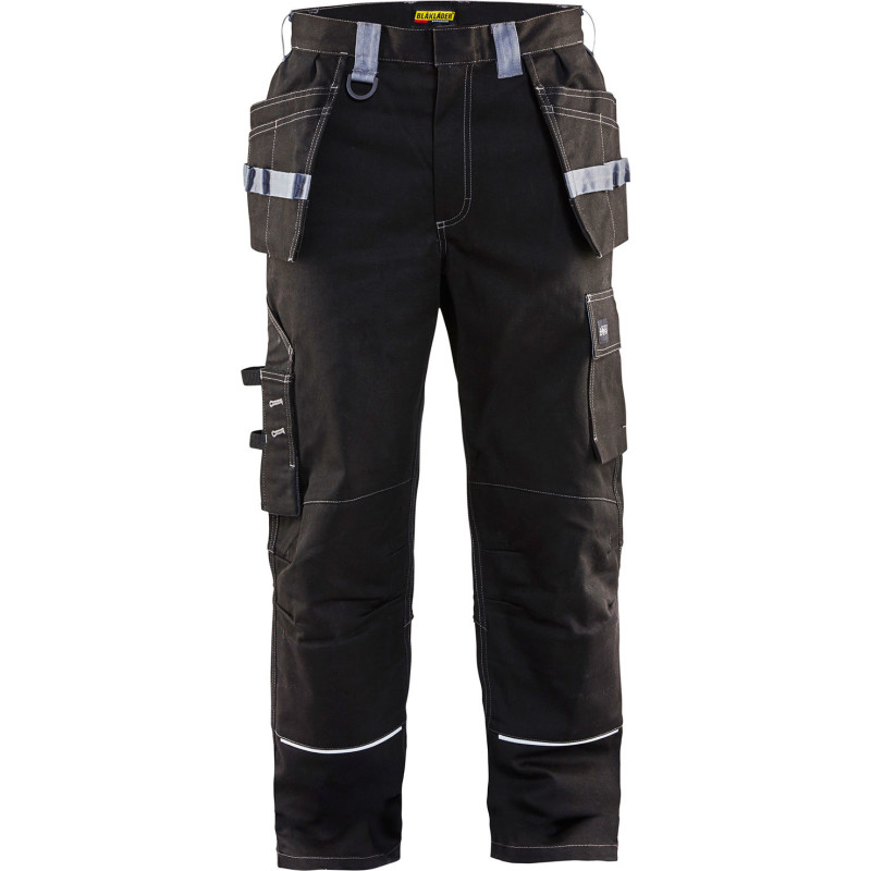 Blåkläder Workwear flamskyddade hantverksbyxor, svart/grå, st D112