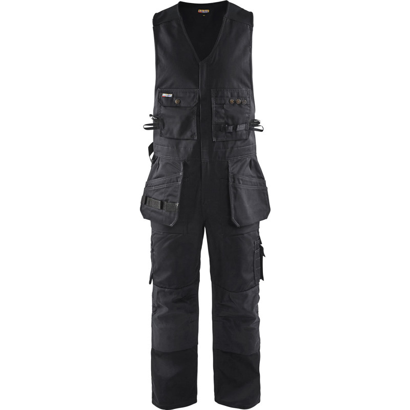 Blåkläder Workwear 2650 hängselbyxor, svart, st C44