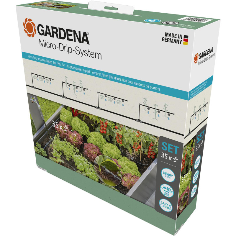 Gardena Micro-Drip-System Start Set up to 35 plants Mikro-drypsystemsæt