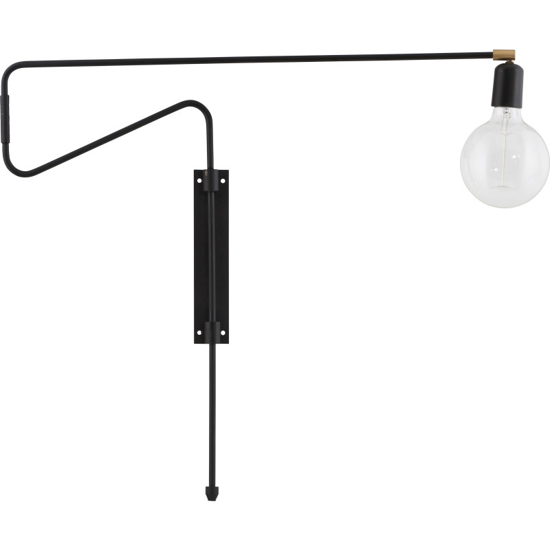 House Doctor Swing væglampe, 70 cm, sort