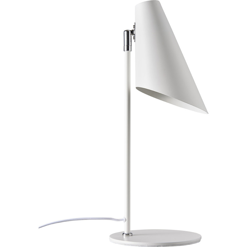 Dyberg Larsen Cale Bordlampe - GU10, 35W, 1.5m Ledning - Mat Hvid