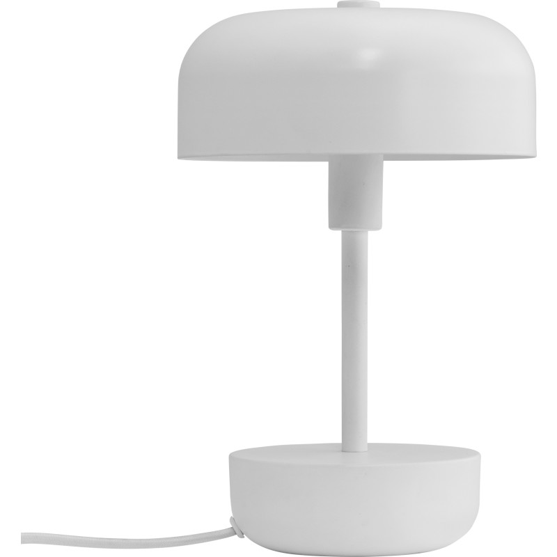 Haipot Bordlampe White - Dyberg Larsen - Stue - Moderne - Metal - Med skærm