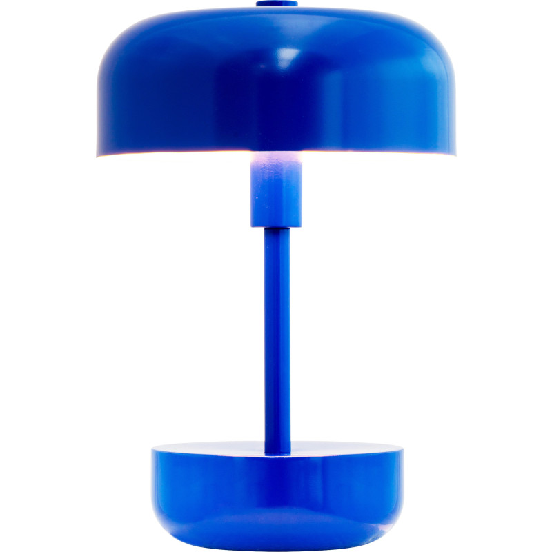 Haipot LED Portable Bordlampe Blue - Dyberg Larsen - Stue - Moderne - Metal - Med skærm