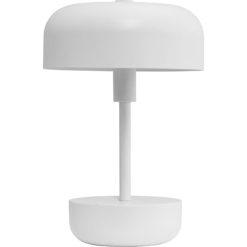 Dyberg Larsen Haipot uppladdningsbar bordslampa, vit